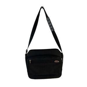 Samsonite black small carry 15x12x4" attached to rolling bag